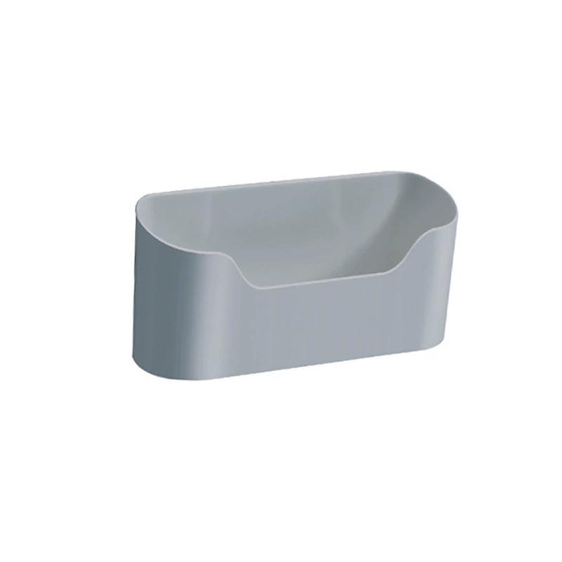 1 PIÈCE Support de Rangement Auto-Adhésif Mural Sans Perçage Porte de Placard Organisateur en Plastique Étagère Accessoires de Cuisine