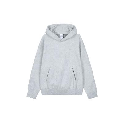 Nike Felpa con cappuccio larga a tinta unita a maniche lunghe da uomo Tops Grigio chiaro DX4303-084