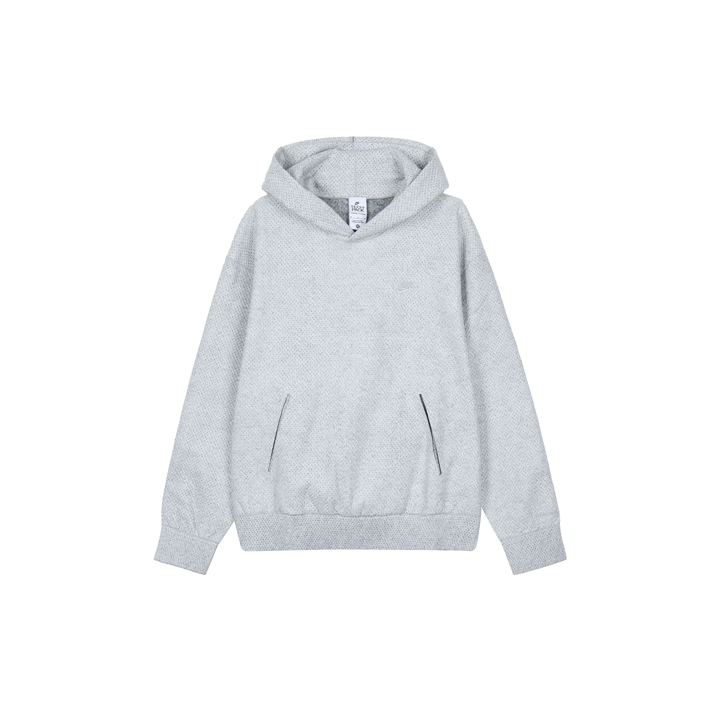 

Мужская однотонная свободная толстовка с длинным рукавом Nike, светло-серая DX4303-084 L