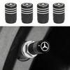 CRU1 4pcs Car Wheel Tire Valve Caps Covers Laser Wheel Tire Stem Valve Caps for Mercedes benz W203 W204 AMG CLA Interior Mouldings