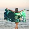 1pc Genshin Impact Alhaitham1 Beach Towel, Beach and Seaside Swimming Pool Equipment, Fashion Pattern, Rectangular, Travel Essentials