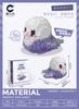 Parrot Micro Building Blocks Bird Cockatiel Budgerigar DIY Assembled Pigeon Macaw 3D Model Mini Brick Figures Toys For Kids