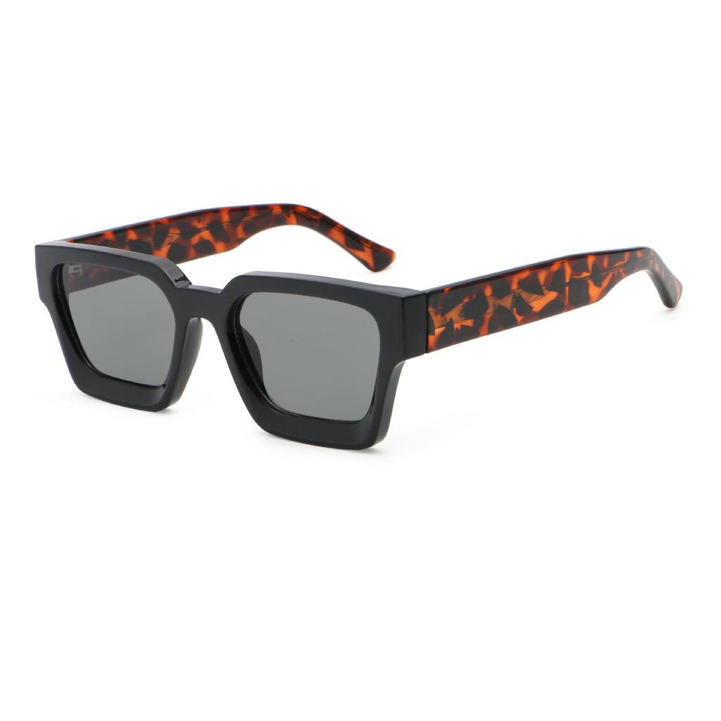 New Unisex Polarized Retro Square Sunglasses - High-End Fashion with Propionate Insert