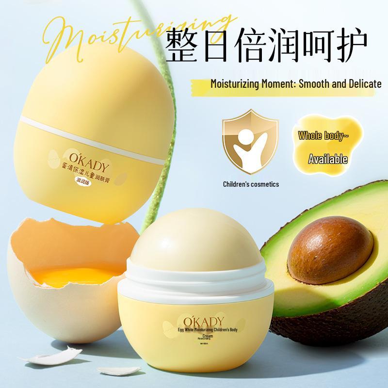 Oppe Egg White Moisturizing Lotion for Kids - Hydrates and Nourishes Dry Skin In Autumn and Winter