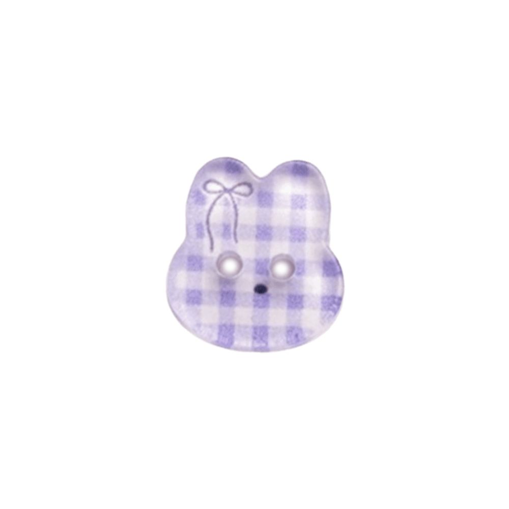 30pcs Acrylic Bunny Buttons Transparent DIY Cute Rabbit Button Flower Bow Decorative Clothing Sewing Buttons Clothing Decoration