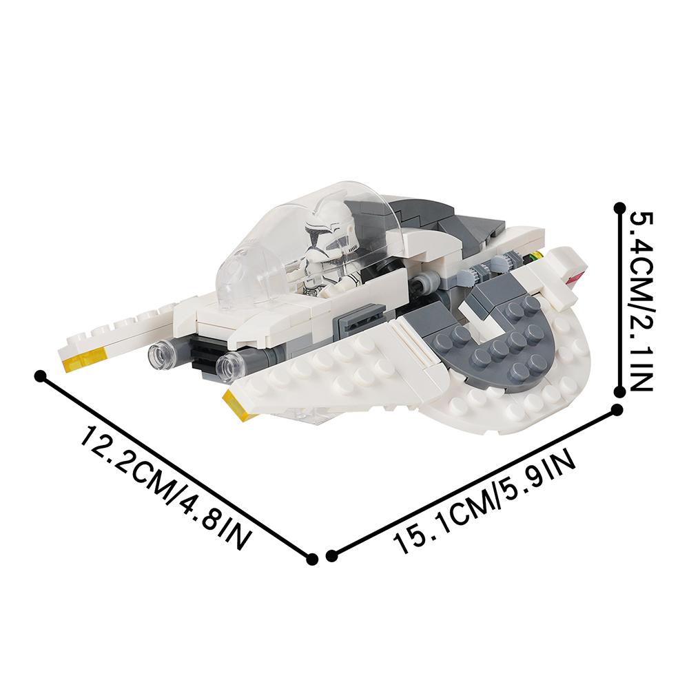 MOOXI Hvězdné války Bojový tank Model Cihličky DIY Dioráma Dospělí Děti Hračky Stavebnice Montessori Dárky Pokojová dekorace