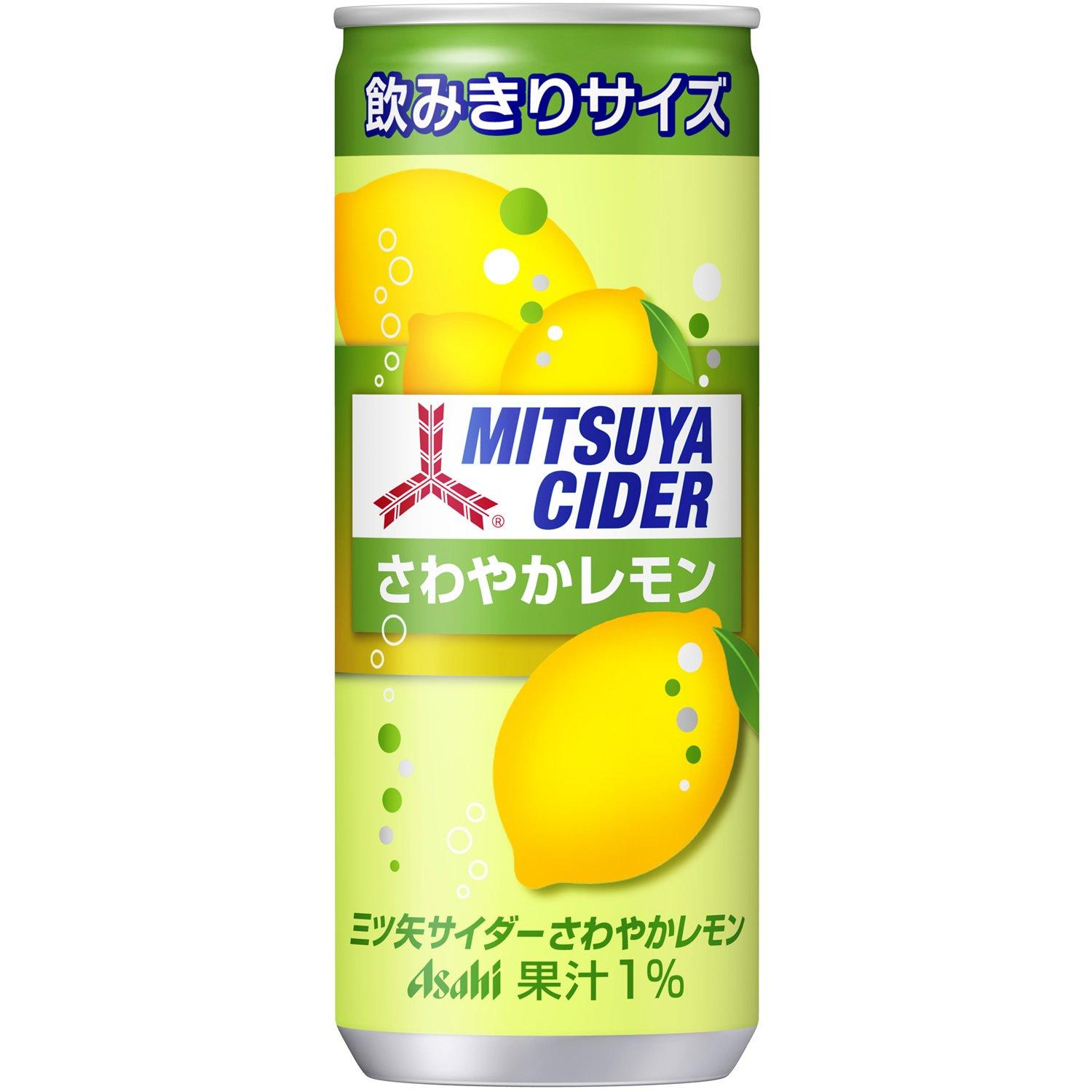 

Напиток Asahi Beverage Mitsuya Cider Refreshing Lemon, банка 250 мл x 20 бутылок