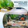 Unique Aquarium Cave Reusable Plastic Aquarium Underground Tunnel Cave with Single Hole Design for Fish Tank Decoration Breeding