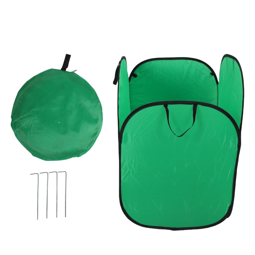 Laubsammlerbeutel Tragbarer Pop-Up-Laubsack Schaufeltyp Rasensäcke Faltbarer Großer Gartenabfallsack mit Aufbewahrungstasche