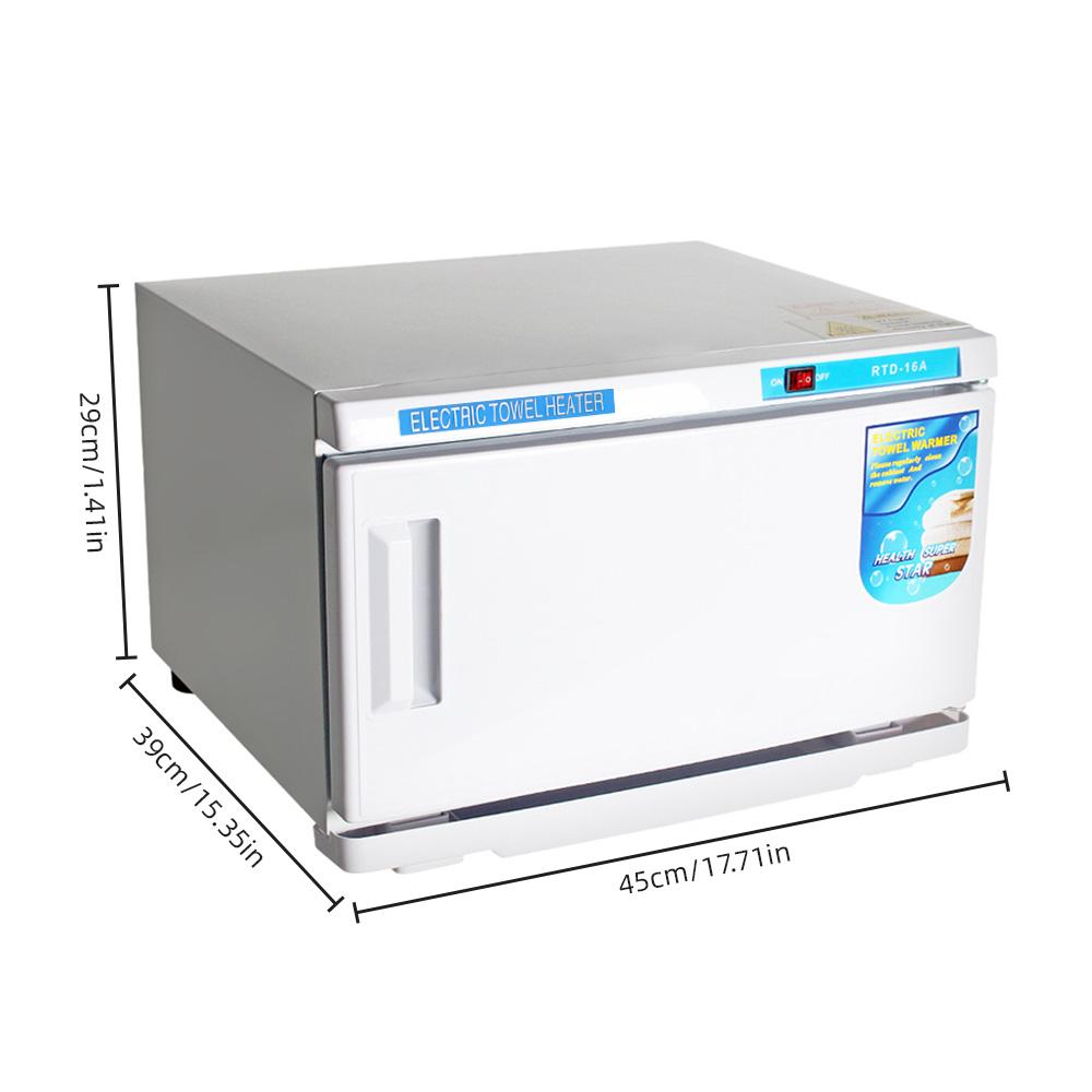 Towel Warmer Cabinet 16L Large Capacity 200W Bath Towel Warmer Fast Heating for Facial Spa Hair Beauty Salon Equipment and Home