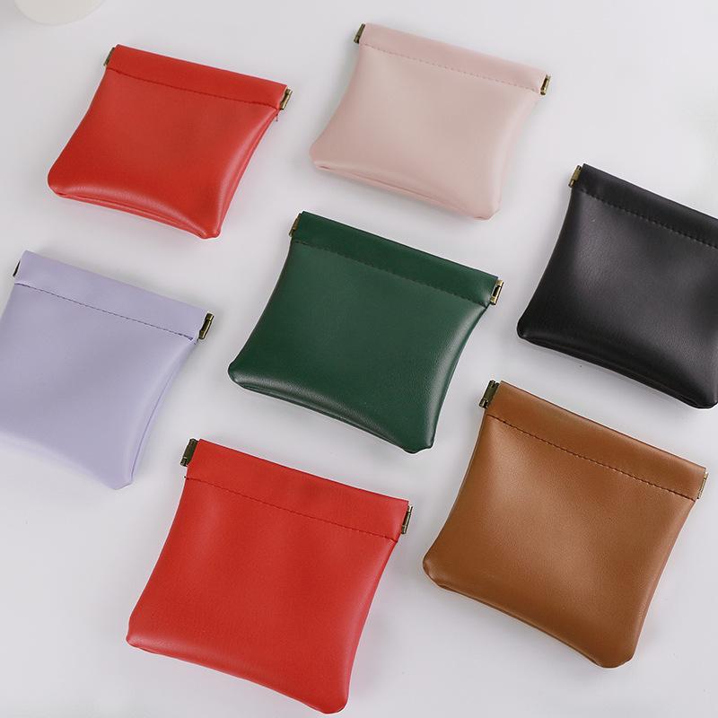 Soft Makeup & Travel Pouch: Mini PU Bag for Lipstick, Coins & Cables