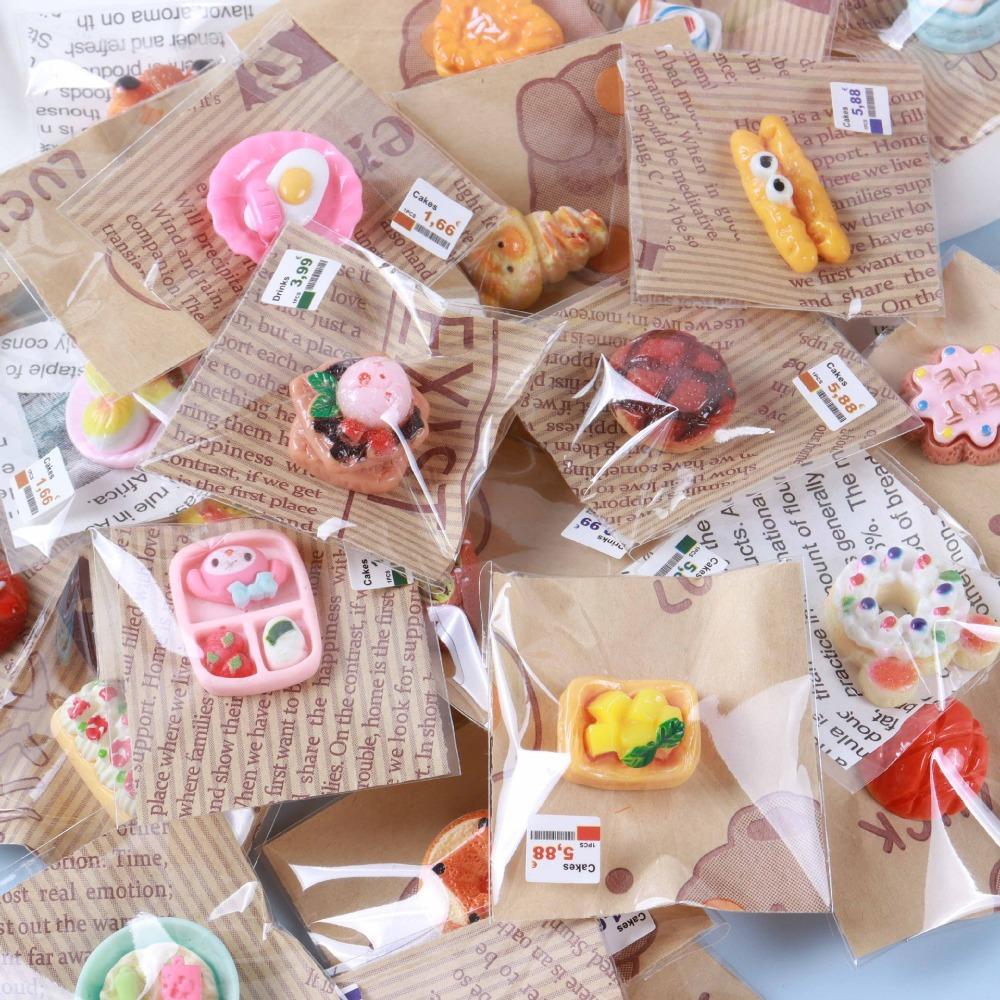 20Pcs  Dollhouse Cake Pastry Bread Mini Dessert Food Miniature Simulation Children'S Play House Diy Food Model Ornaments Gifts