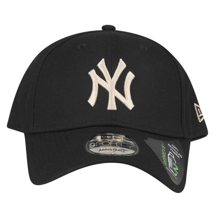 Casquette New Era 9Forty Strapback - REPREVE New York Yankees - Homme - Blanc/Noir - Sportswear