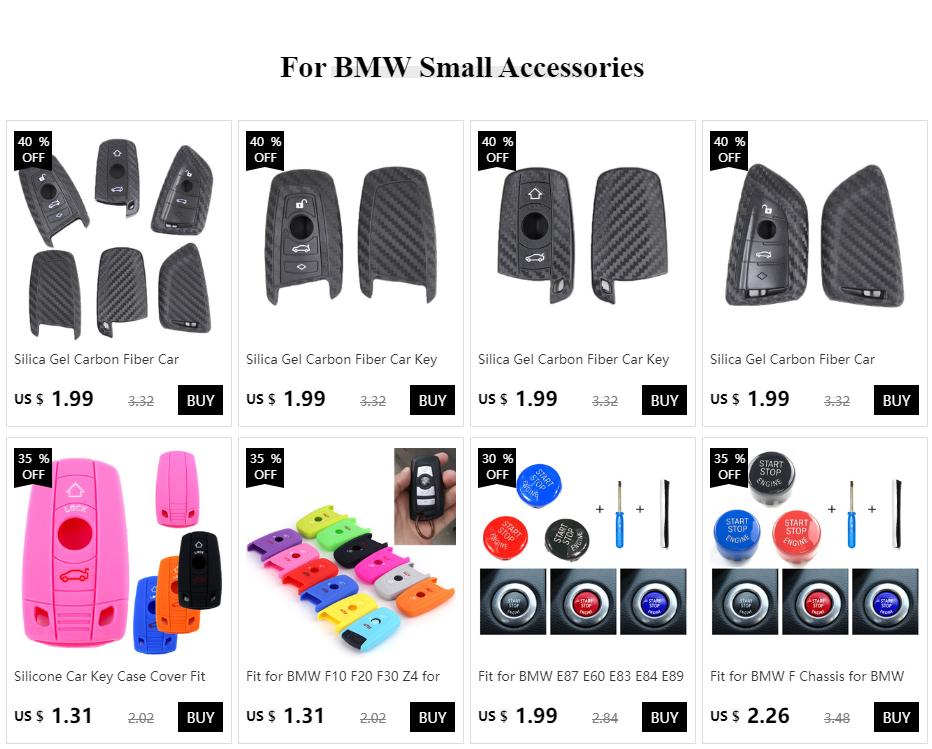 Fit for BMW F Chassis for BMW F30 F20 F34 F10 F48 F52 F15 F16 F25 F26 Start Stop Engine A Key To Start Engine Start Button Cover