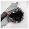 2025 Autumn/Winter Leopard Print Cute Single Shoulder Tote Bag - Large Capacity Shopping Handbag