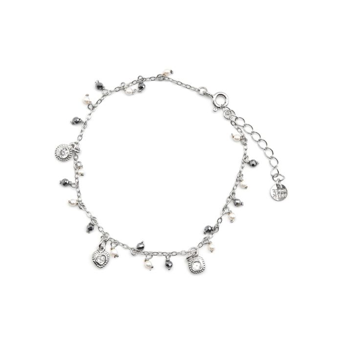 Bracelet - Luxenter - Apses - Argent 925 - Perles Blanches - Rhodié