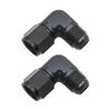 4AN 6AN 8AN 10AN 90 Degree Elbow Flared Tube Fitting For Flexible Fuel System Connections In Vehicle
