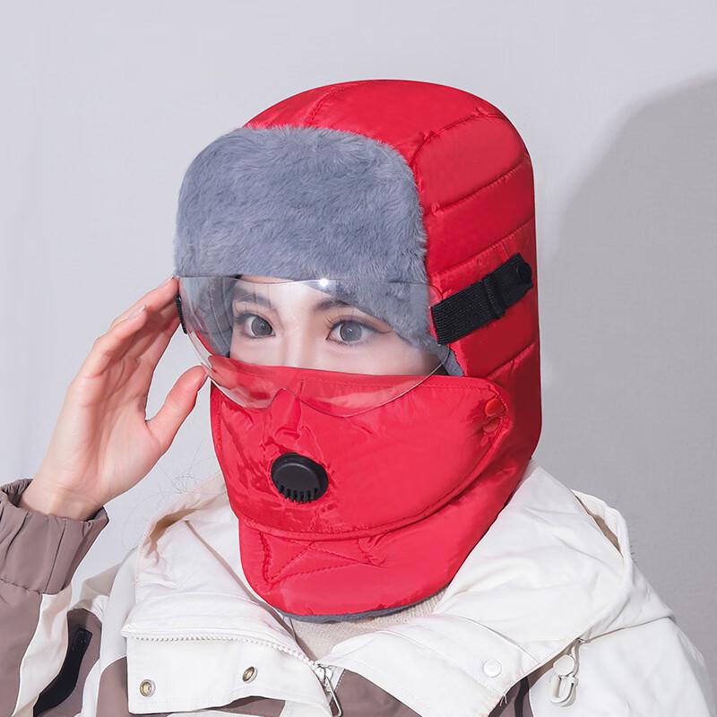 Unisex Winter Trooper Hat with Integrated Goggles & Neck Gaiter