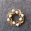 Vintage Animal Metal Brooch With Artificial Gemstone Ideal For Women And Kids Gift