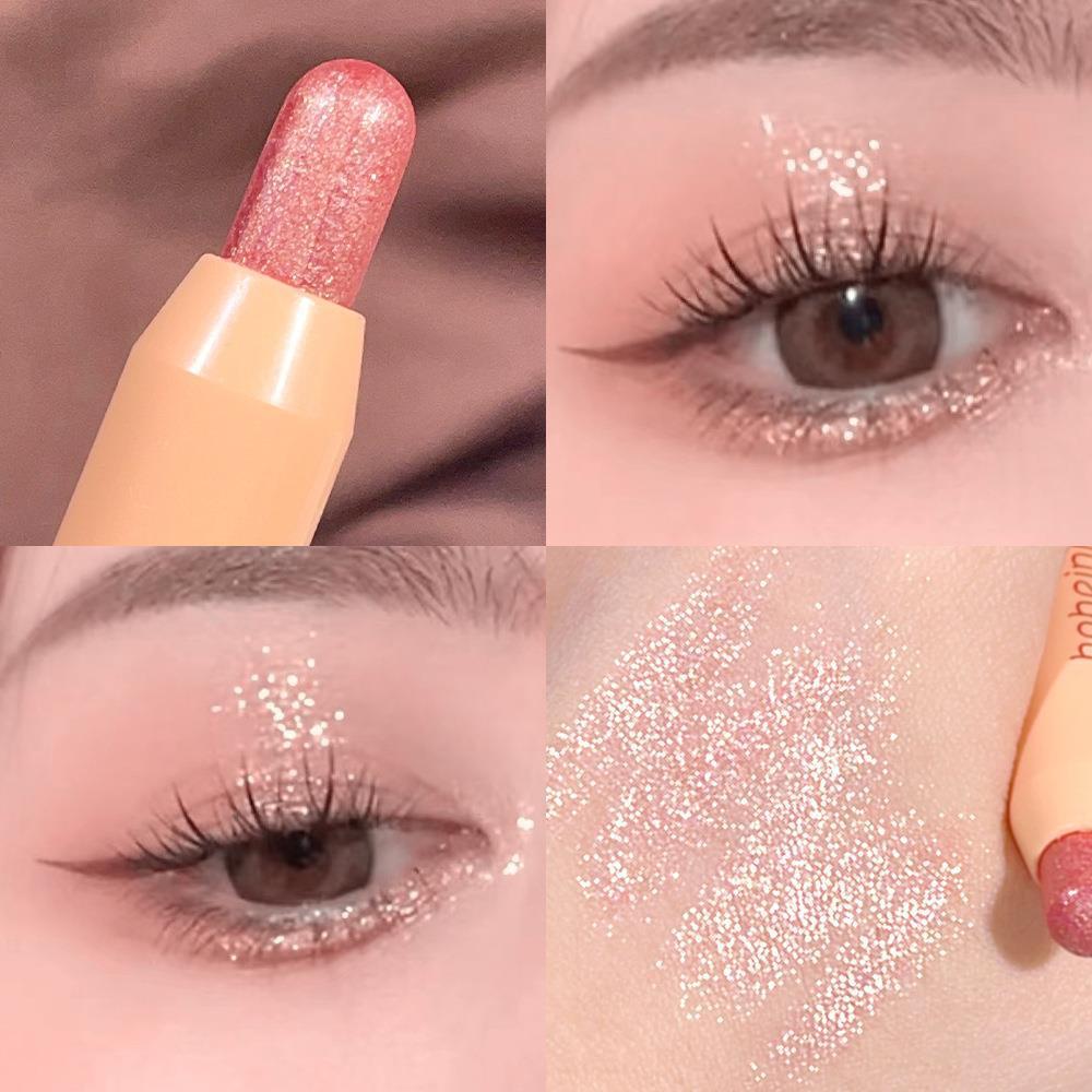 

Twilight River Double Eyelid Shadow Stick: Waterproof, Smudge-Proof, Pearlescent Shimmer, Multi-functional Eyeshadow & Highlighter