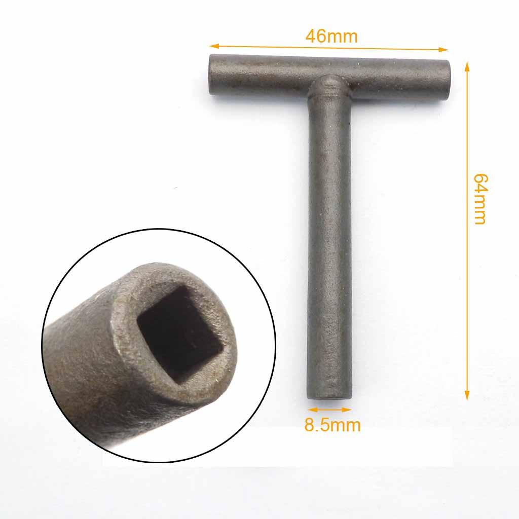 1PC Engine Valve Adjusting Spanner Tool 3mm 3.5mm 4mm Square Screw Sleeve Socket Wrench T-Type for Motorcycle GY6 50cc 150cc Scooter