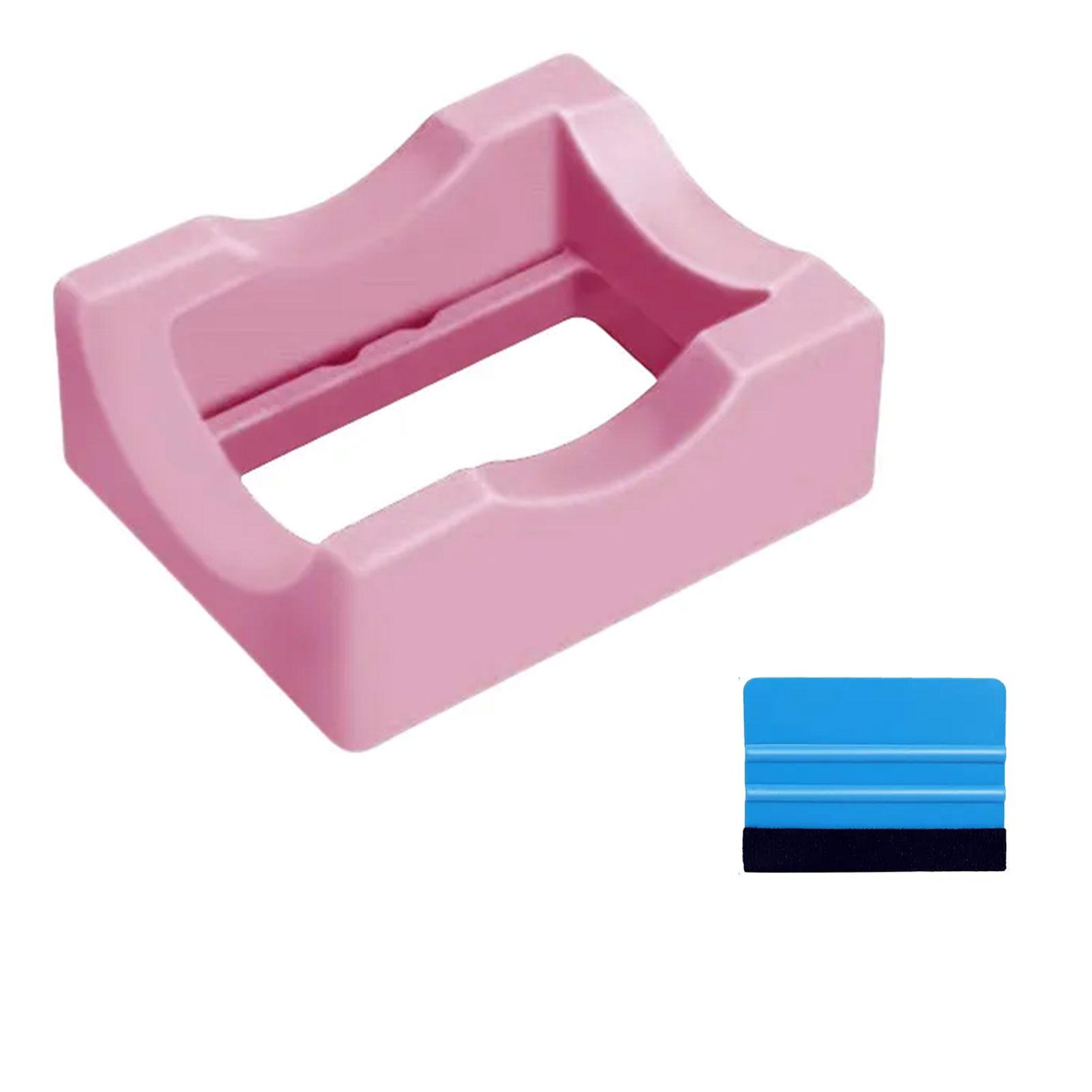 

Набор подставок для чашек, подставка для тамблера, встроенный паз со скребком с фетровым краем для нанесения наклеек на чашки, бутылки