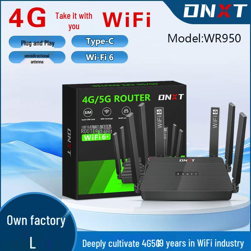 WiFi6 CPE Router WR950 with SIM Slot - 4G Battery Version for Southeast Asia, Africa, Middle East, and Russia