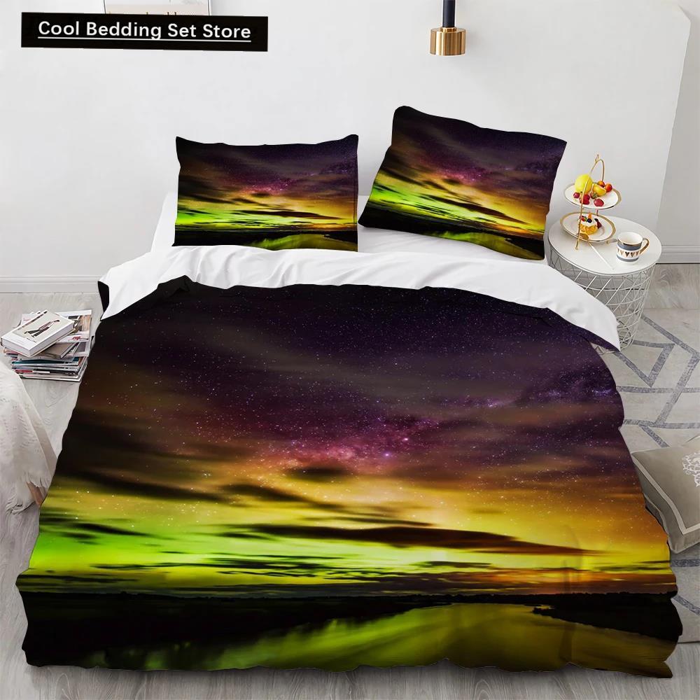 

Підковдра Блакитне небо королівство королева з рожевими квітами, білими літаючими птахами, комплект постільної білизни для дітей, підлітків та дорослих, 3D природний пейзаж, підковдра EU single(135x200cm)