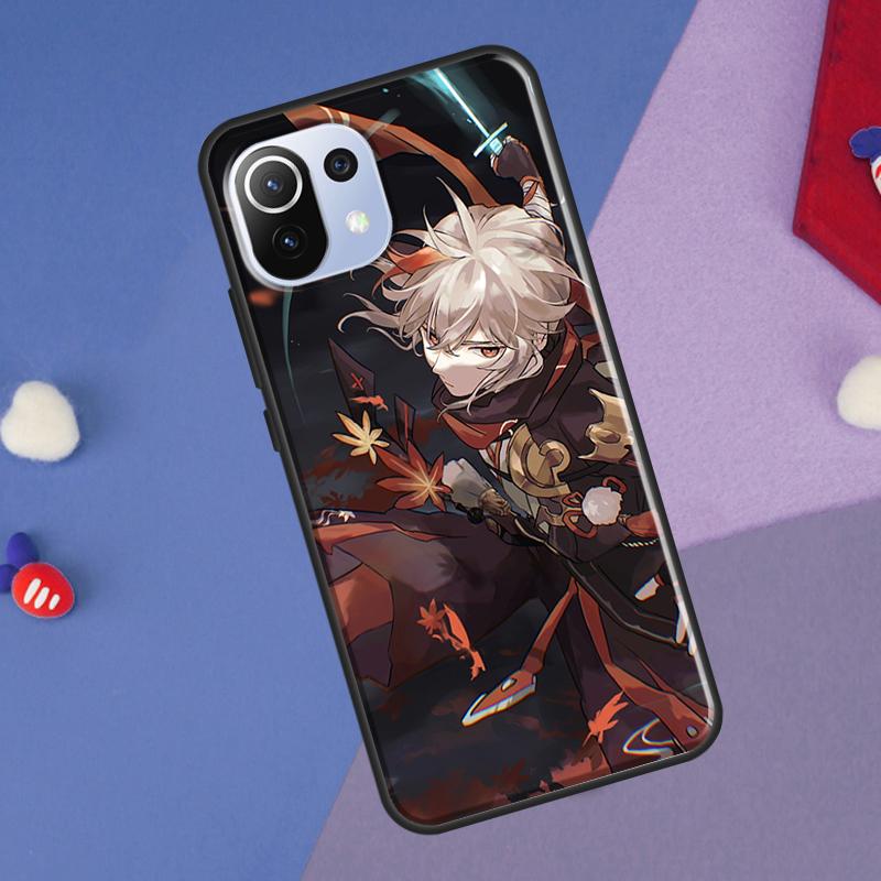 Genshin Impact Kaedehara Kazuha Hülle Für Xiaomi 13 14 Ultra 11T 12T 13T 14T Pro POCO X7 Pro X3 X5 F3 F5 F6 M6 X6 Pro Hülle