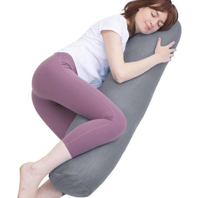 MIDDLE ONE Body Cool To the X Inches X 20 Filled with Cut Memory Foam and PP Large Cylindrical Long Cushion X Inches X 20 Pillow, Touch,