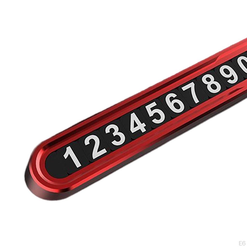 Car Parking Telephone Number Plate Phone Board for Lot