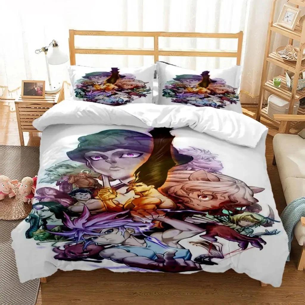 3D Print Anime HUNTER HUNTER Bedding Set Boys Girls Twin Queen Size Duvet Cover Pillowcase Bed Kids Adult Fashion Home Textiles