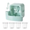 Hangable Cooling Attachment for Fan, No-Drill Ice Box Cooler Device, Universal Adapter for Home Office Floor & Desktop Fans