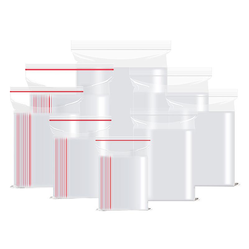 Thickened Heat-Seal Transparent PE Food Bags: Self-Sealing & Customizable