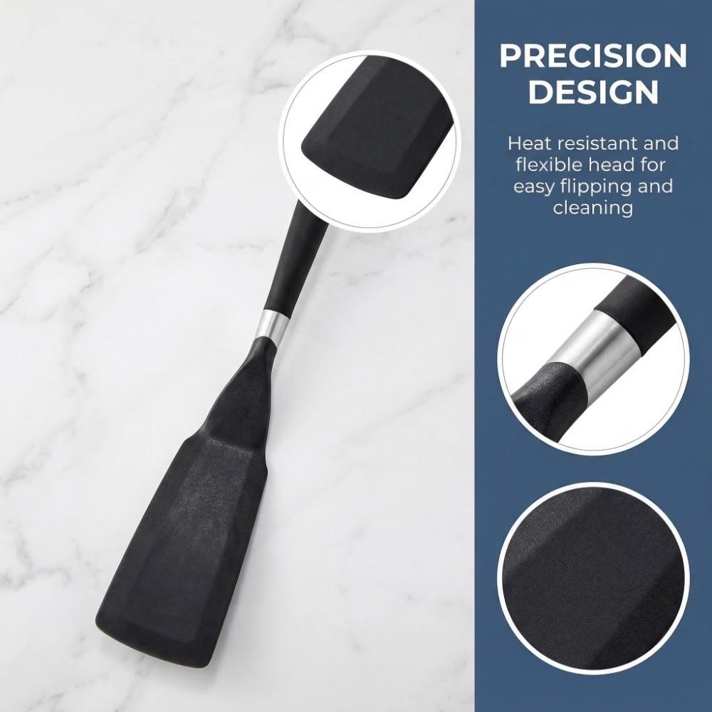 Leakproof Cooking Spatula Scraper Silicone Kitchen Spatula Durable Silicone Spatula Fried Fish