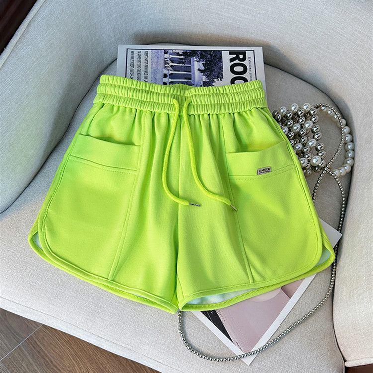 

Women s 2026 Grey Summer Casual Sports Shorts - Loose, Comfortable, for Home or Outdoors S [recommended under 100 lbs] флуоресцентный зеленый