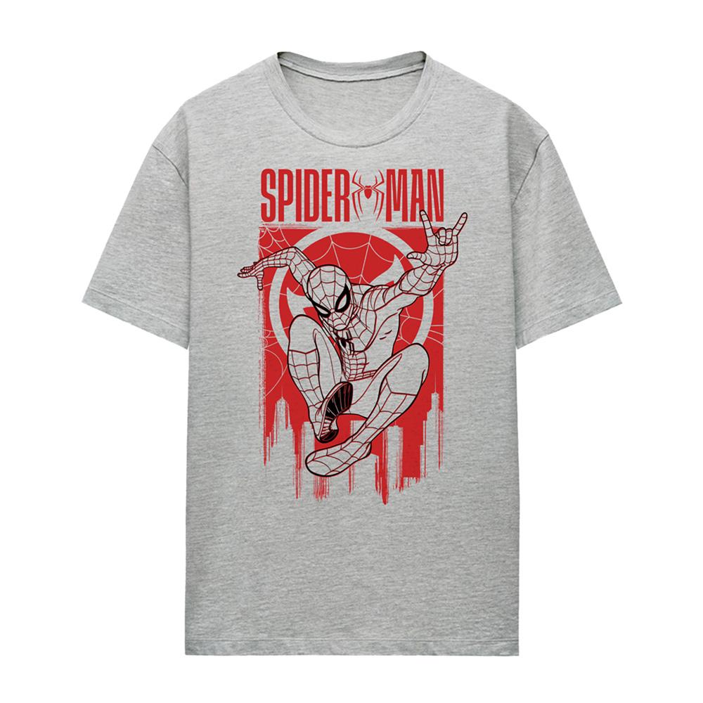 Spider-Man: Brand New Day Womens/Ladies Swinging Hero Spider-Man T-Shirt