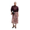 BOSS Womens/Ladies Vapliso2 Abstract Floral Pleated Midi Skirt