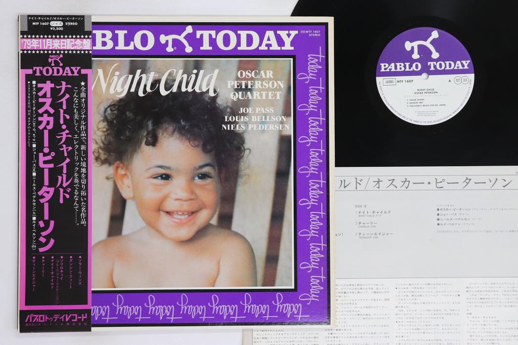 LP Record OSCAR PETERSON - Night Child MTF1607 PABLO TODAY 1979 Japan Obi Jazz Used