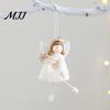 Soft Christmas Souvenir Plush Doll Ornament, Xmas Tree Decorative Angel Minimalist Home Holiday Decor Pendant for Tree, Winter Party Easy Hanging