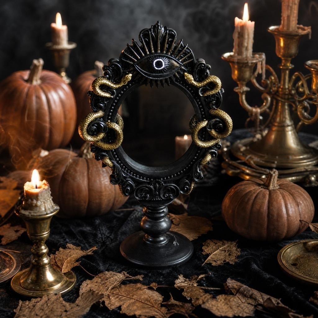 Halloween Mirror Decoration for Wall – House Decor
