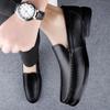 Fashion Mens Genuine Leather Loafers Stylish Mens Slip On Shoes Handmade High Quality Men's Flats All-match Male Comfortable Casual Shoe