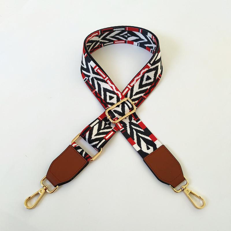 Adjustable Ethnic Style Wide Shoulder Strap for Crossbody Bags