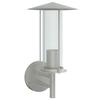 VidaXL Applique murale d'extérieur argenté acier inoxydable, éclairage mural d'extérieur, lampe murale de jardin, applique 4006244