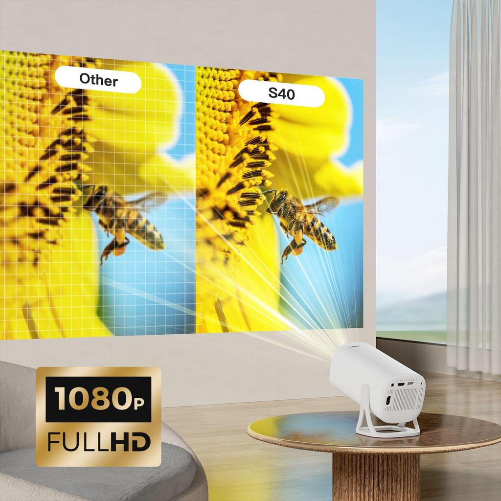 Cross Projector P30 Pro: 4K HD Android Home Theater Portable Smart Projector