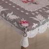 Premium Center Table Cloth, Soft Cotton Knitting Fabric (Spring-104, 40x60- Center Table)