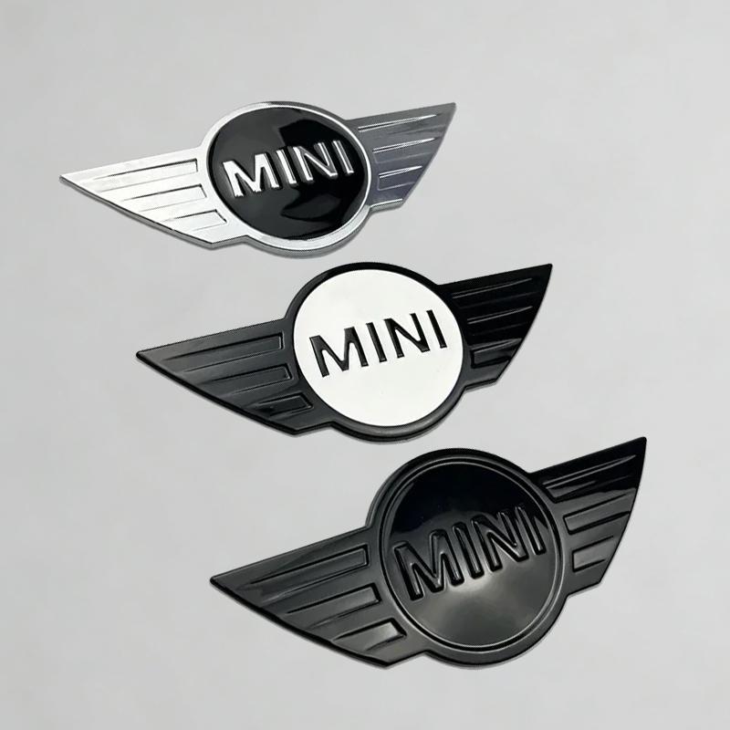 Auto Emblem Heck Front Abdeckung Logo für Mini F55 F56 F60 Cooper R50 R52 R53 R56 R57 JCW F54 R58 R60 COUNTRYMAN 15.1x6.5cm