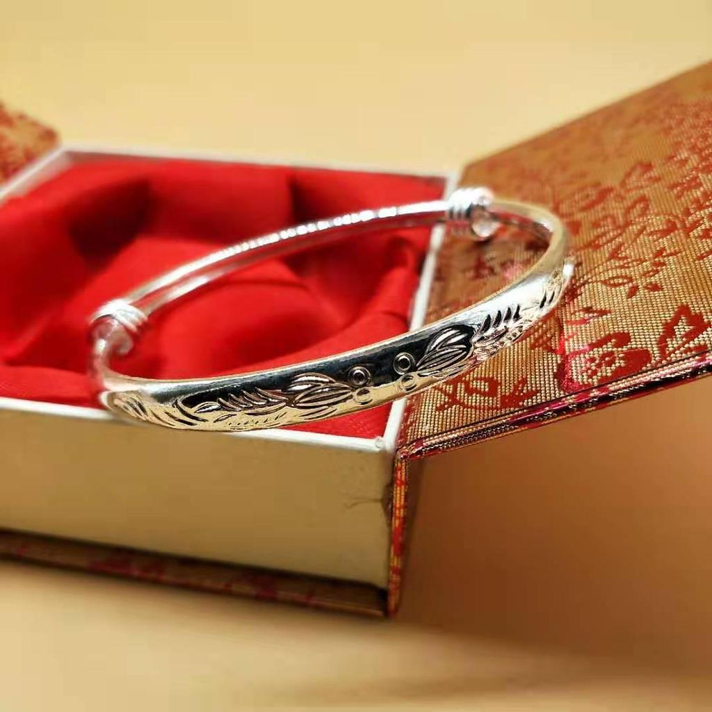 Bransoletka z gwiazdkami posrebrzana na Walentynki dla kobiet - Modny prezent w stylu Douyin dla przyjaciółki