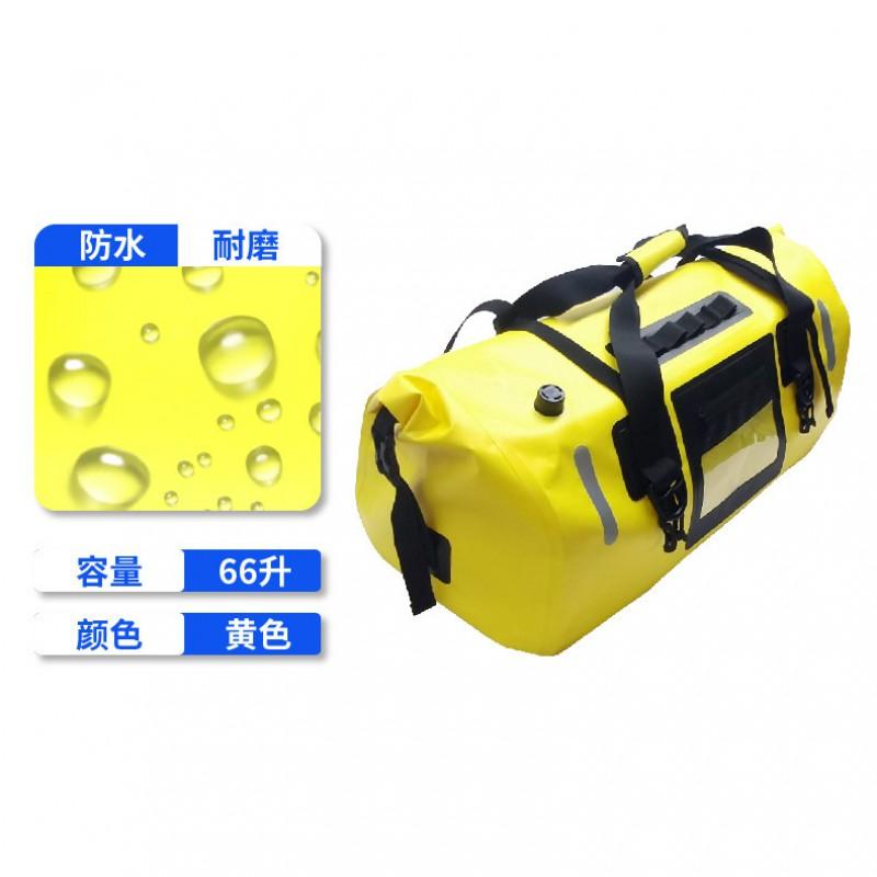 Waterproof Motorcycle Tail Bag 48L 66L Large Capacity Rear Luggage Pack Adventure Touring Off-Road Beach Riding
