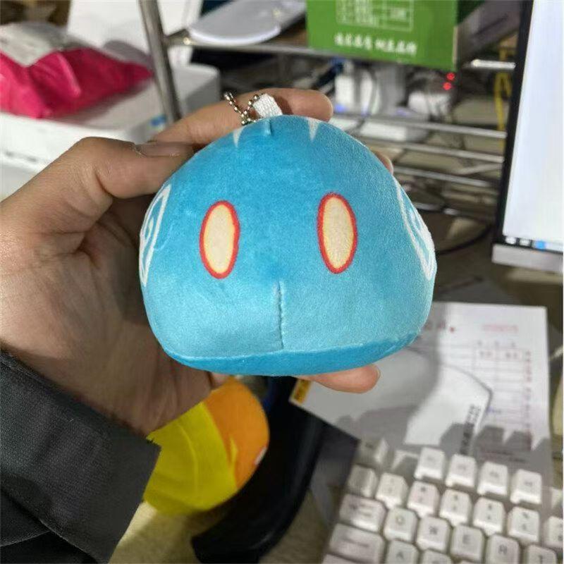 Game Accessoires Beeldjes, Anime Slime Sleutelhangers, Pluche Speelgoed, Slapende Knoedels, Tweedimensionale Cadeaus 9cm